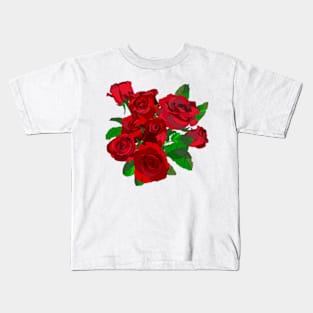 roses for my mom Kids T-Shirt